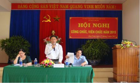 Sở Xây dựng tỉnh Kon Tum tổ chức Hội nghị công chức, viên chức năm 2015 